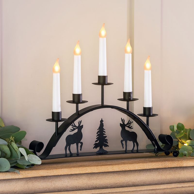 Non Polished Metal christmas candle holder, for Home, Hotel, Feature : Attractive Designs