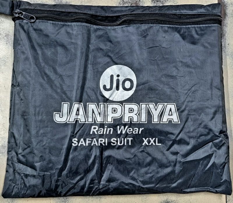 PVC Plain Janpriya Jio Raincoat, Size : S to XL