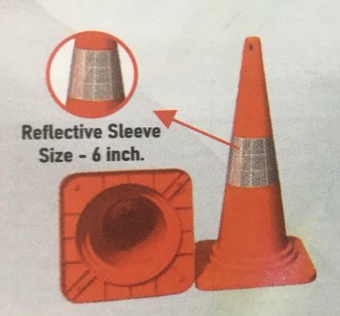 Safety Cone without Rubber Pad