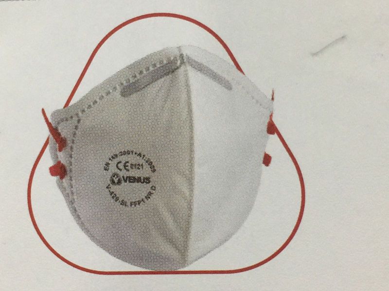 White Woven Venus V420 Nose Mask, for Pharmacy, Laboratory, Hospital