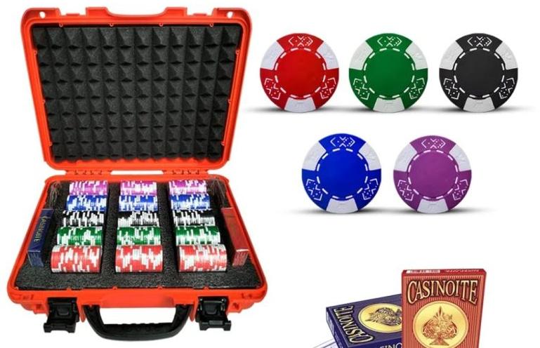 0-10 G Dotted Clay Composite 200 poker chip set, Packaging Type : Corrugated Boxes, Paper Boxes, Plastic Packets