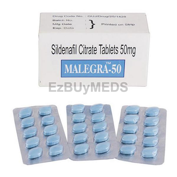 Malegra-50mg Tablets