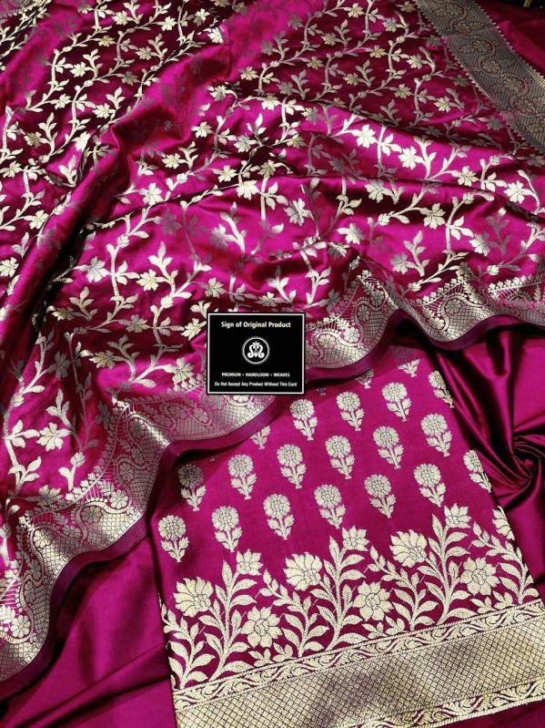 Silk Printed Pure Banaras suits, Size : XXL, XL, M