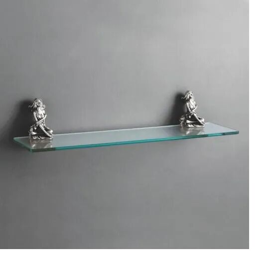 Viking Glass Shelf, Color : Silver Grey