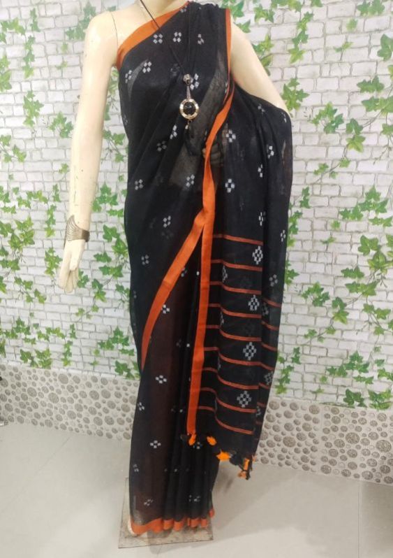 Cotton Linen Saree