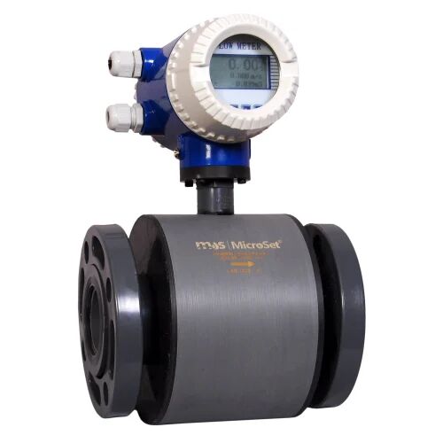 MicroSet UPVC Electromagnetic Flow Meter, for Water, ETP, STP