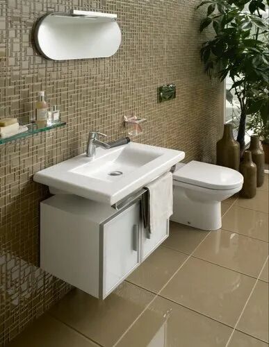 White Ceramic Counter Top Basin