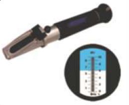 Black Glass Hand Refractometer, for Laboratory, Certificate : CE Certified