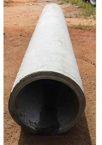 Gray RCC Flush Joint Hume Pipe