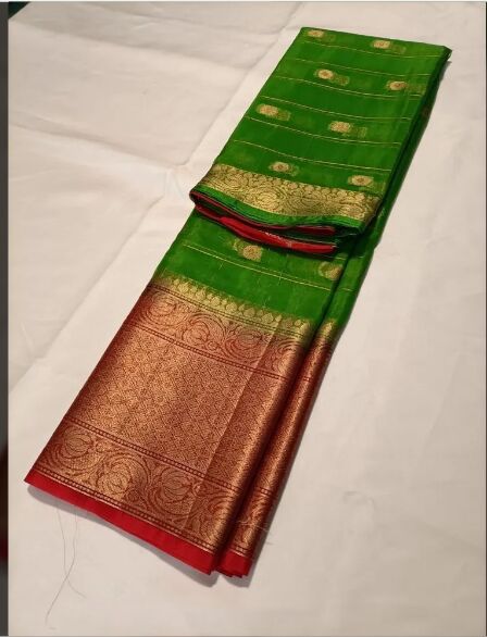 Organza silk saree, Saree Length : 6.3 M (with Blouse Piece)