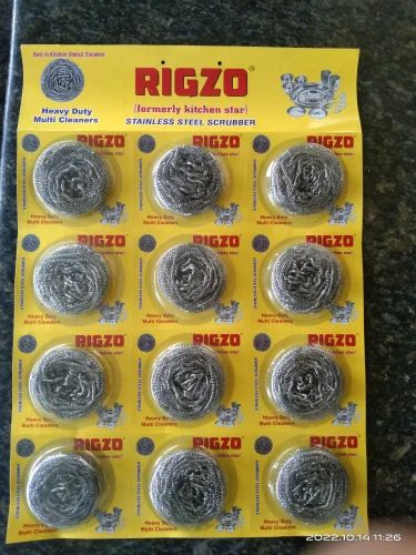 15 Gm Rigzo Stainless Steel Scrubber
