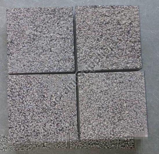Flamed Bush Hammered Basalt Stone, for Home, Hotel, Flooring, Garden, Hotel, Wall Clading, Color : Grey