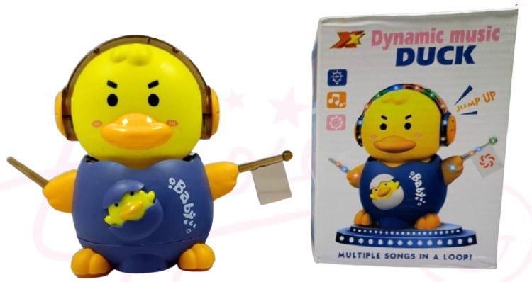 Yellow Plain Plastic Jumping Duck Toy, for Kids Playing, Packaging Type : Paper Box