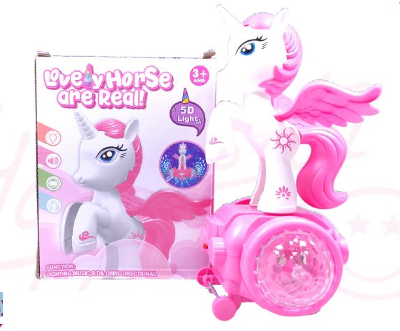 Happiesta Plastic Lovely Horse Toy, for Gifting, Kids Playing