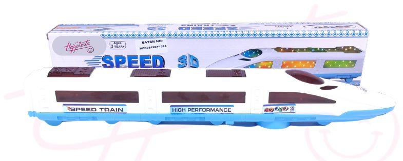 Happiesta Battery Plastic Speed Toy Train, for Gifting, Playing
