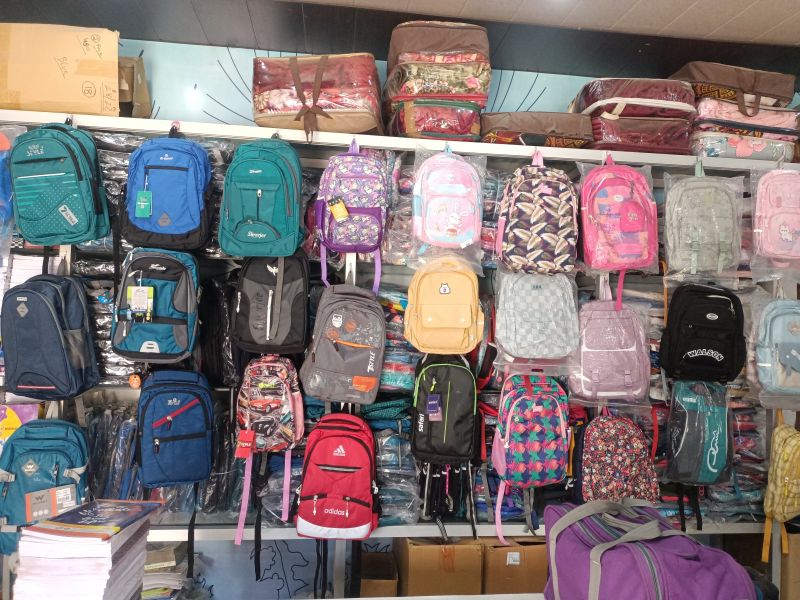Cotton school bags, Color : Multicolor