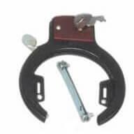 Black Strider Polished Metal Centre Key Bicycle Lock