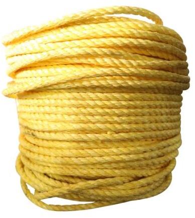 Yellow PP Rope, for Rescue Operation, Marine, Industrial, Length : 50-100 m/reel