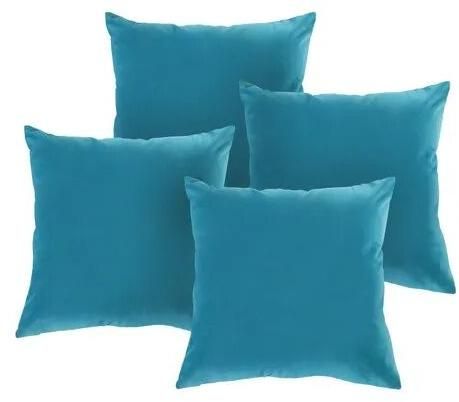 Multicolor Square Velvet Cushion Cover, For Home