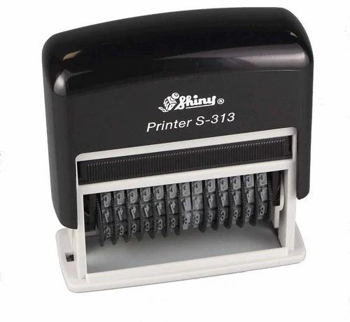 Blue Shiny S-402 Self Inking Stamp