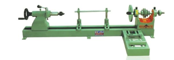 Green 220V Light Duty Wood Turning Lathe Machine, Automatic Grade : Semi Automatic