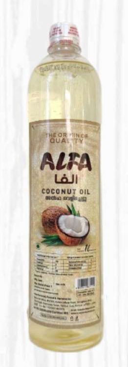 Liquid 1 Litre Coconut Oil Bottle, for Cooking, Shelf Life : 12 Months