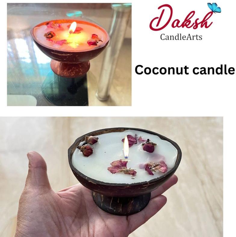 Daksh Candlearts Coconut Candle