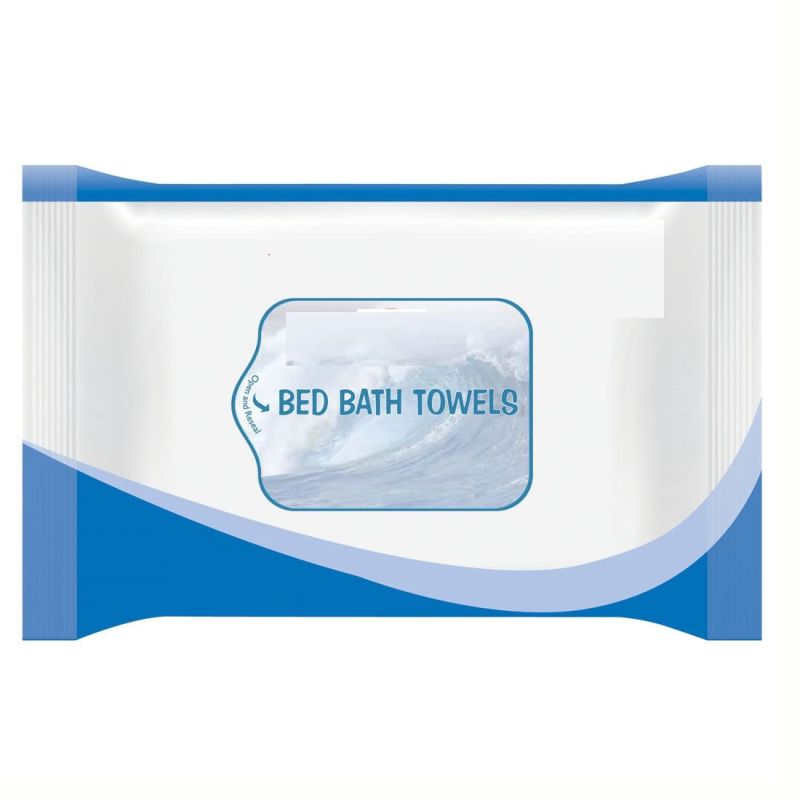 Non-woven Adult Bed Bath Wipes, Size : 30 X 24cm