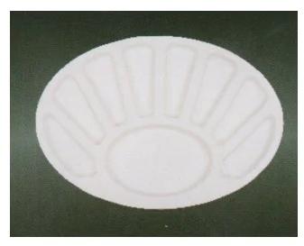 White Colour Mixing Plate