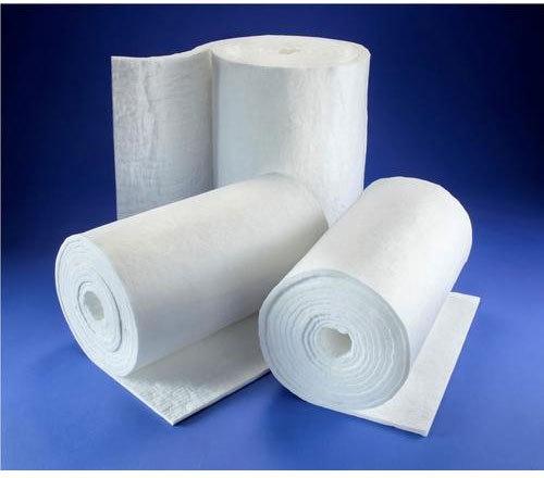 White 96 Kg/M3 Ceramic Fiber Blanket, for Insulation