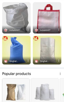 HDPE plastic n fabric bag machine