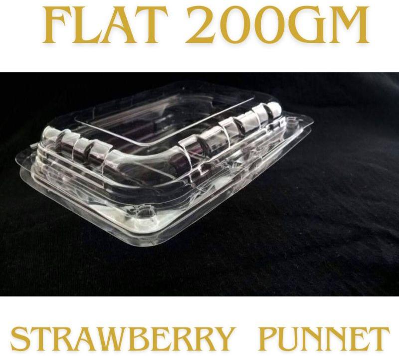 Plain Plastic Strawberry Punnet, for Fruit Packaging