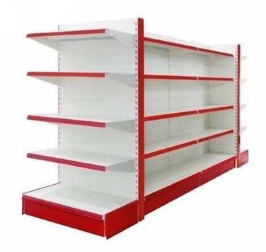 Metal Impcats Wooden Retail Display Rack, for Supermarket