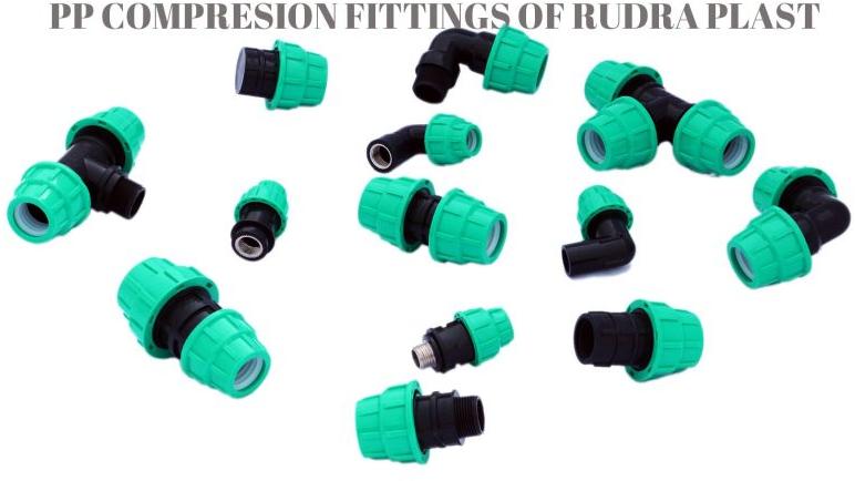 Green Pp Compression Fittings, Size : 20mm To 110mm