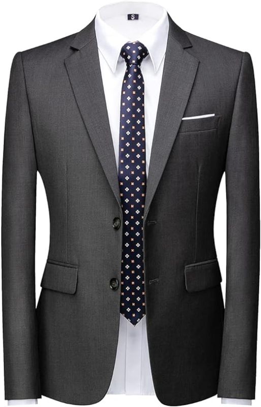Formal Plain Mens Dark Grey Suit at Rs 5199 in Noida