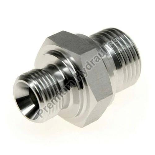 Silver Metal Polished Hydraulic Hex Nipples, Feature : Fine Finished, Light Weight