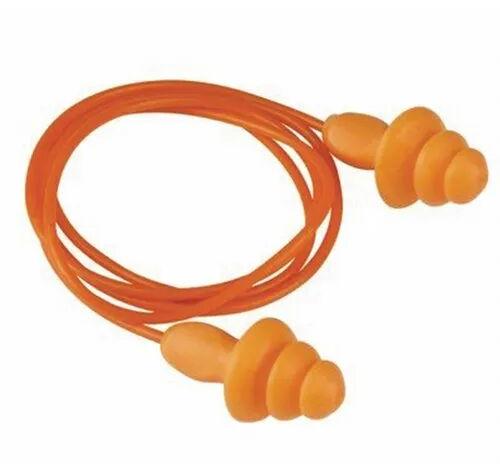 Reusable Ear Plugs, Color : Orange