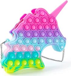 Silicone Unicorn Pop Fidget Toy, Color : multi color