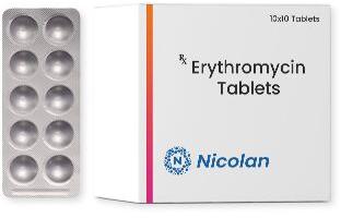  erythromycin tablet, Color : White
