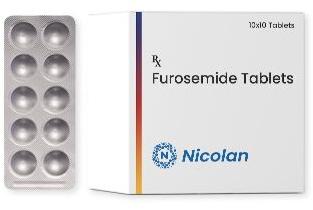  Furosemide Tablets, for Hospital, Clinic, Home, Packaging Type : Alu Alu