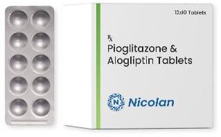  pioglitazone alogliptin tablets, for Manufacturing Units, Certification : WHO