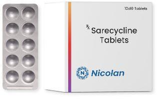  Sarecycline Tablet, Packaging Type : Alu Alu