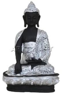 Blessing Buddha Showpiece, Color : Silver