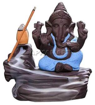 Polyresin Lord Ganesh Smoke Fountain