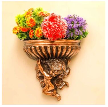 Alloy Wall Hanging Flower vase