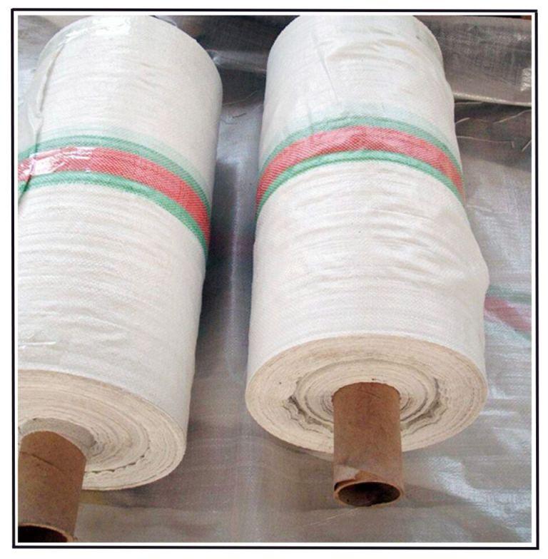 White Polypropylene PP Woven Fabric Strip, for Industrial, Feature : Moisture Proof, Security