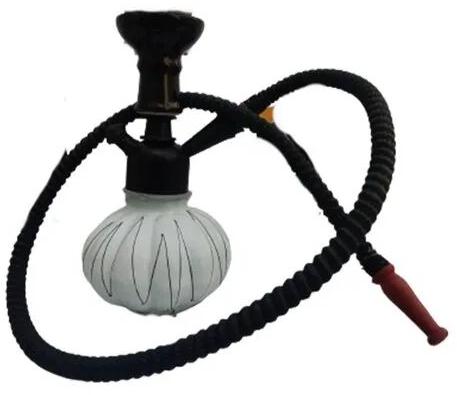 Glass Indian Hookah, Color : White