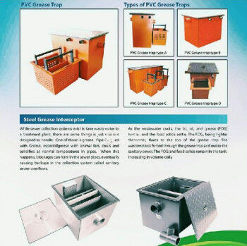 Cosmoplast Upvc grease trap, for Drainage, Color : Brown