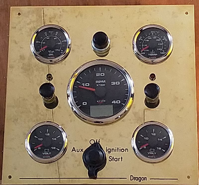 Golden Brass Instrument Panel, for Automobile Industry, Certification