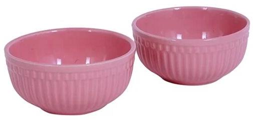 Mirakii Plain Ceramic Bowl Set, for Home
